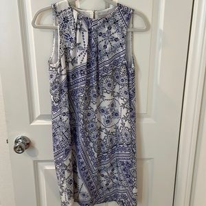 H&M Blue and white dress